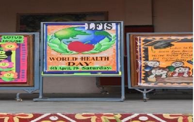 World Health Day Celebrated At Little Flowers International School